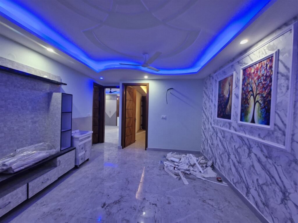 Buying a Home This Diwali & Dhanteras in Delhi – Smart Buyer’s Guide 2026 1 New flat with festive ceiling lights in Raj Nagar, Delhi | SSY Homes
